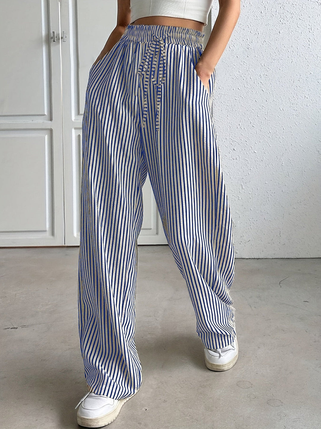 TAITE™ - Pantaloni Estivi a Strisce Relaxed Fit