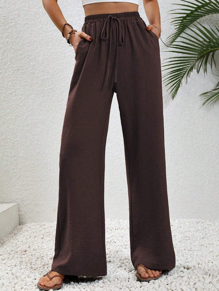 NIKU™ - Pantaloni Casual a Gamba Larga con Coulisse