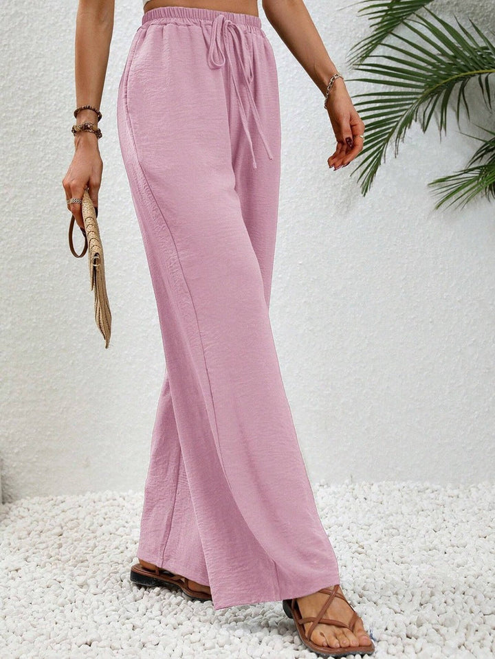 NIKU™ - Pantaloni Casual a Gamba Larga con Coulisse