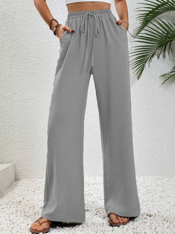 NIKU™ - Pantaloni Casual a Gamba Larga con Coulisse