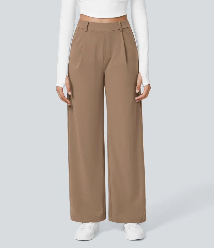 MONAH™ - Pantaloni Minimalisti Casual a Gamba Larga
