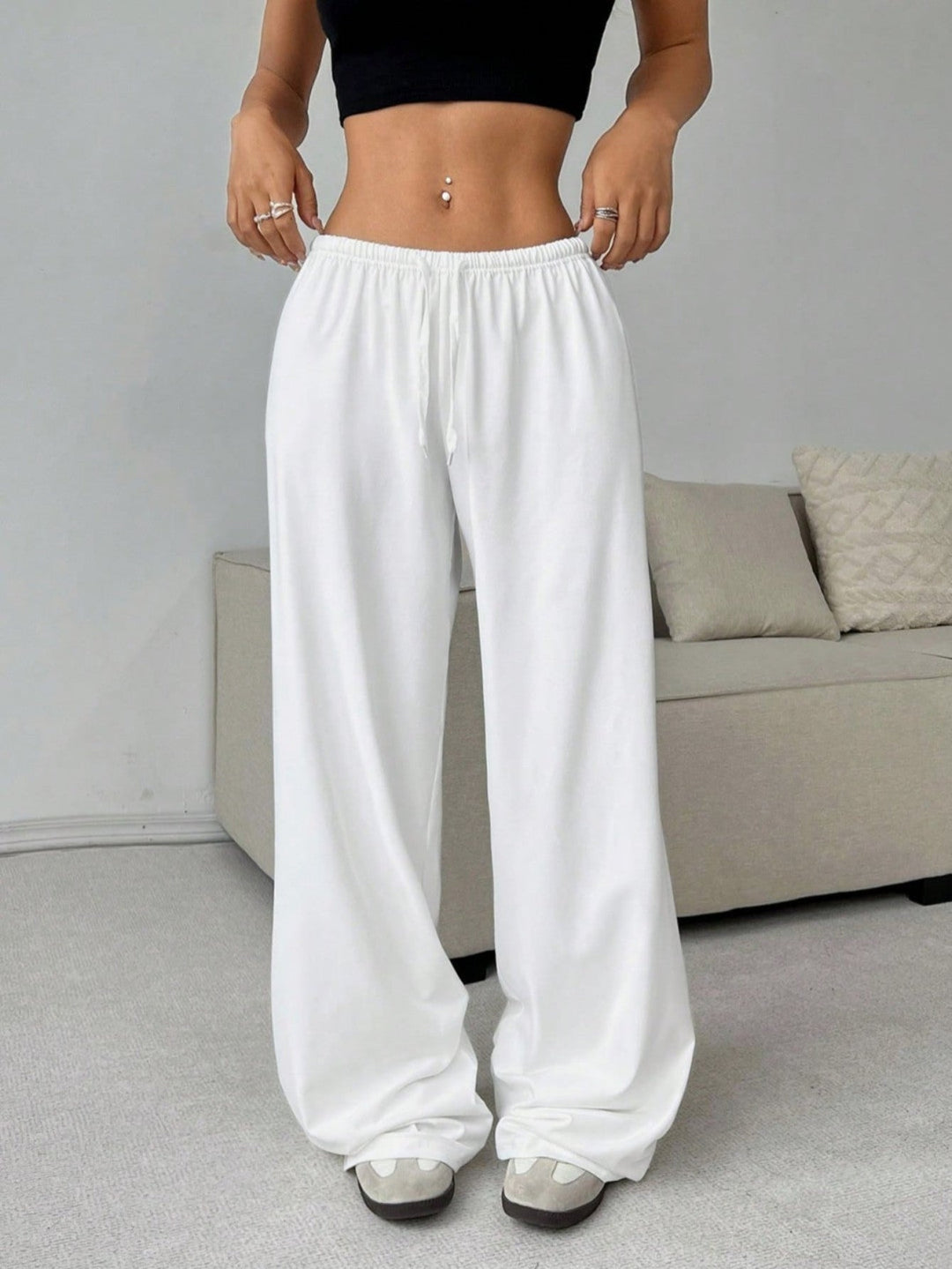 QOVELA™ - Pantaloni Larghi Regolabili in Stile Casual