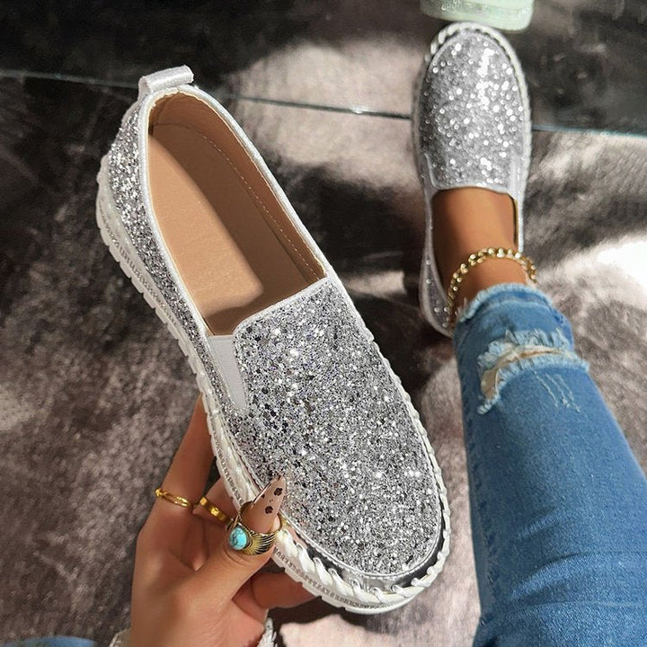 RUBEA™ - Mocassini alla Moda con Glitter per Uso Quotidiano