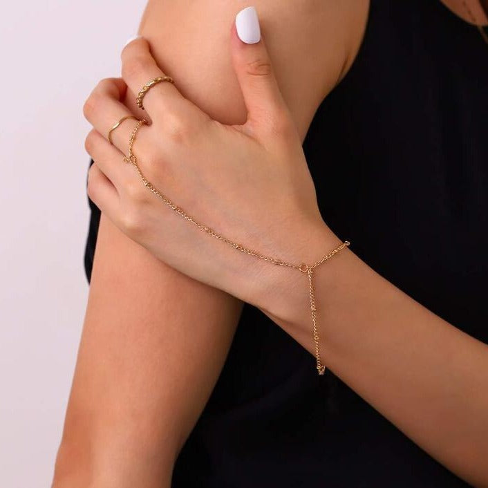 MYLENE™ – Bracciale a Catena Sottile per Mano