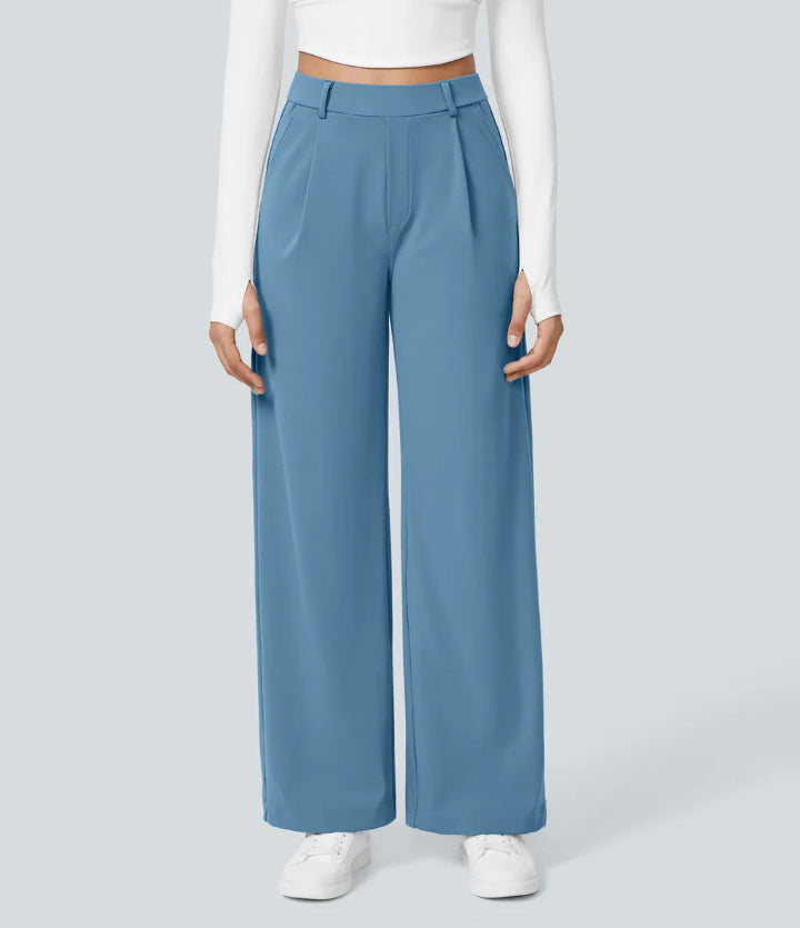 MONAH™ - Pantaloni Minimalisti Casual a Gamba Larga