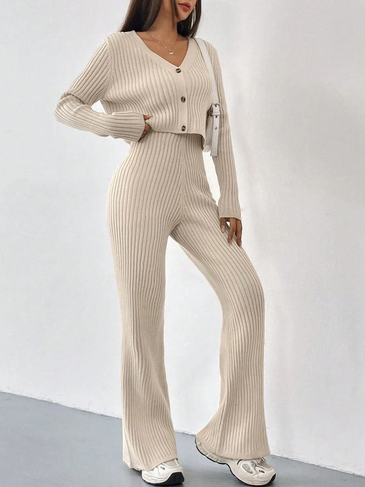 Set di Pantaloni Relaxed Straight-Leg