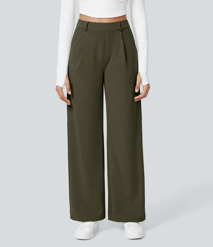 MONAH™ - Pantaloni Minimalisti Casual a Gamba Larga
