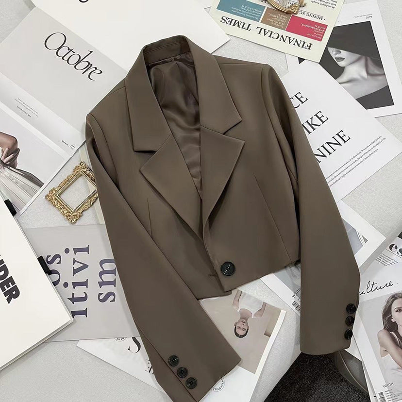 CORALIE™ - Blazer Cropped Sofisticato