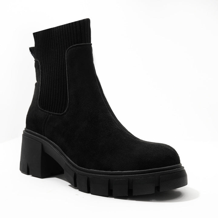 AVA™ - Stivaletti Chelsea da Donna con Tacco Chunky