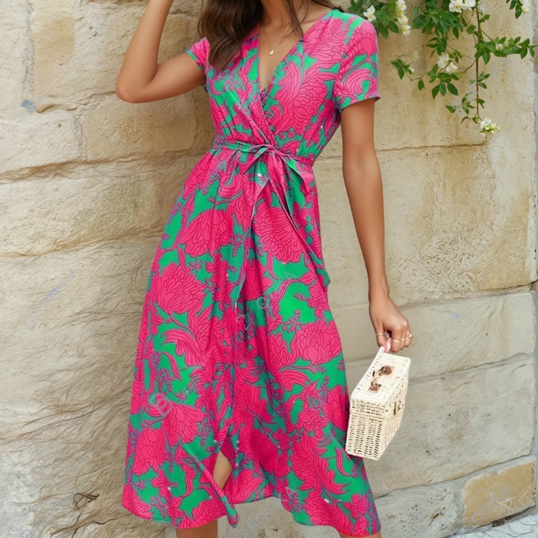 FIRENZE | ABITO COLORATO LEGGERO ED ELEGANTE