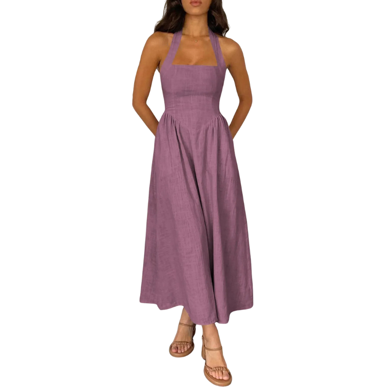 KATE™ – Abito Elegante Senza Maniche a Vita Alta