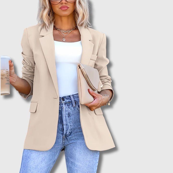 Sylvie - Blazer Beige Elegante da Donna Edizione Limitata