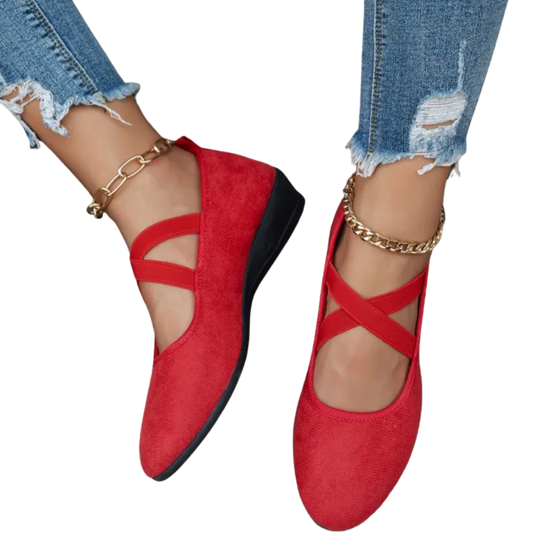 VERA™ – Scarpe Chiuse a Zeppa Traspiranti