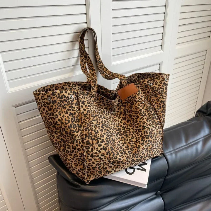 ODILE™– Borsa a Spalla Leopardo Chic Senza Sforzo