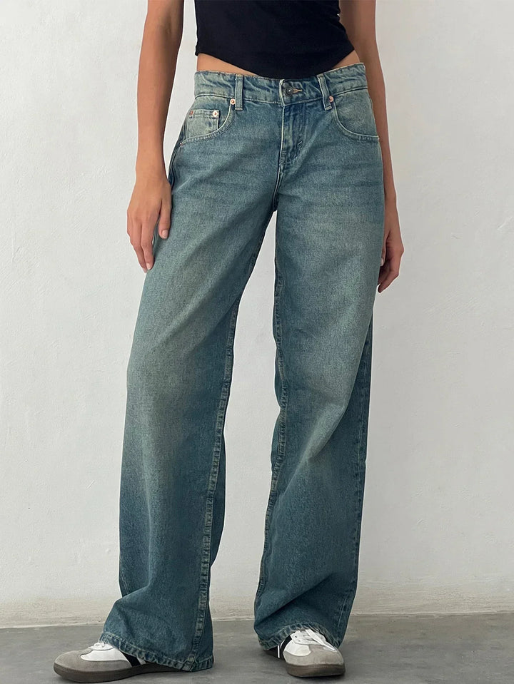 SYLVAINE™ – Jeans Baggy Casual Vintage