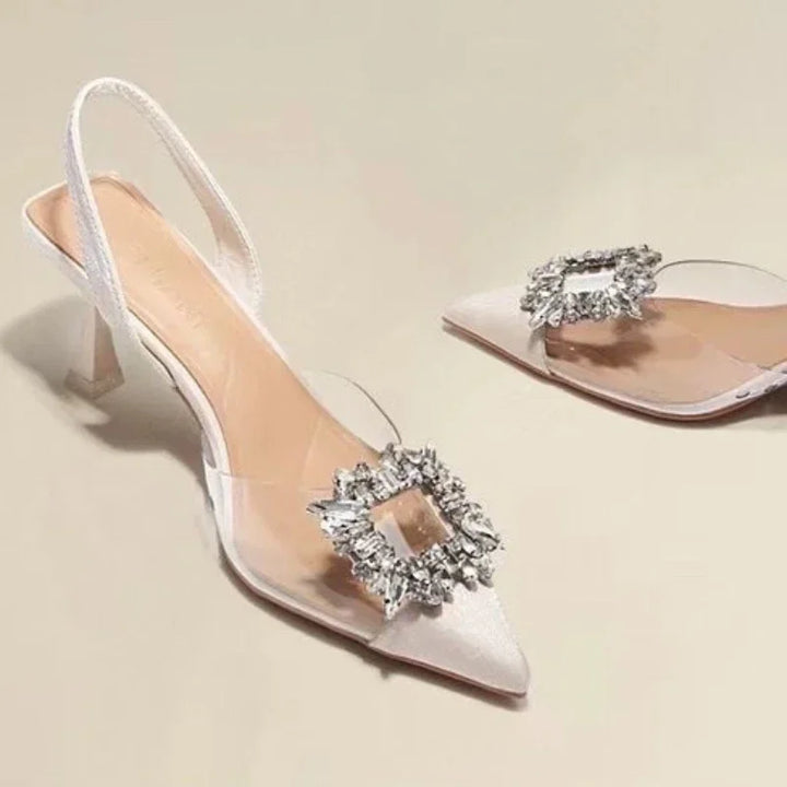 ROCHELLE™ – Tacchi a Punta Elegante e Brillante