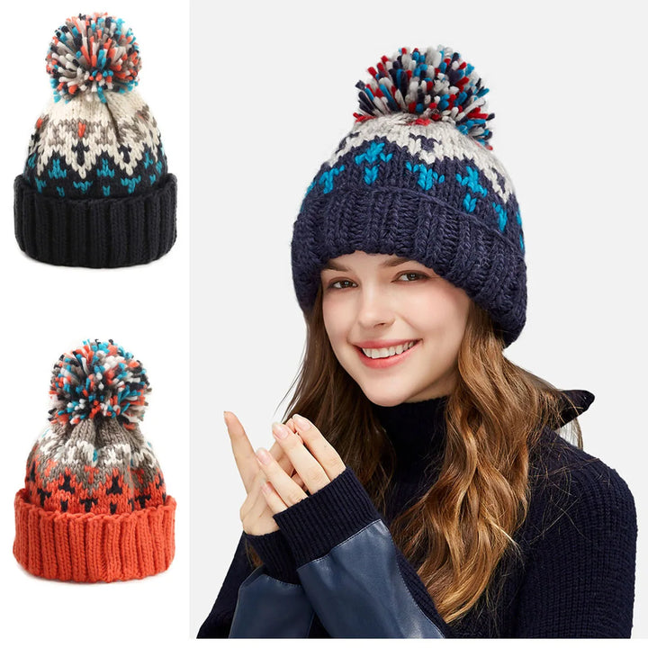 TAMARA™– Berretto Pom a Fiocco di Neve Accogliente