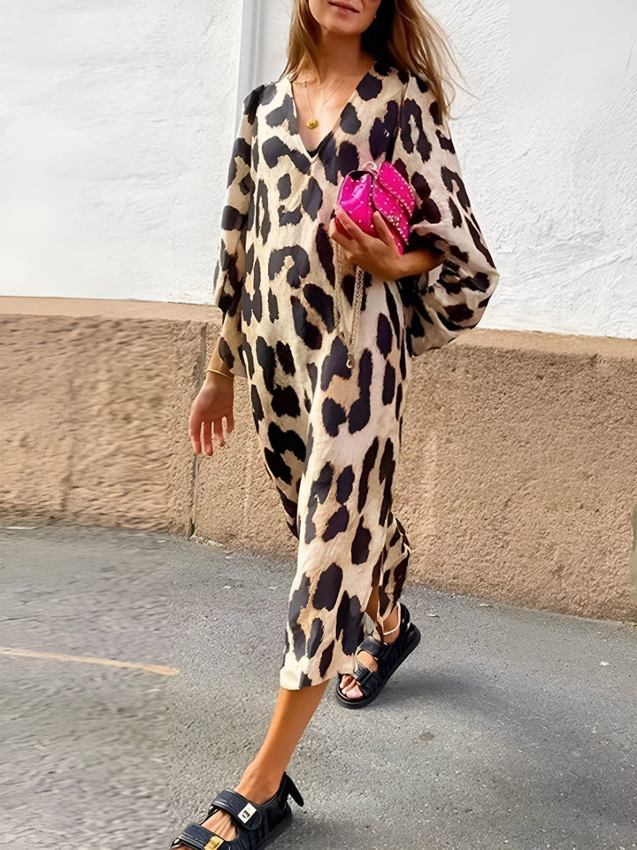 SILVIE | ABITO LEOPARDO BOLD ED ELEGANTE