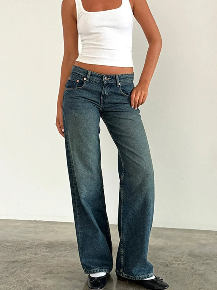 SYLVAINE™ – Jeans Baggy Casual Vintage