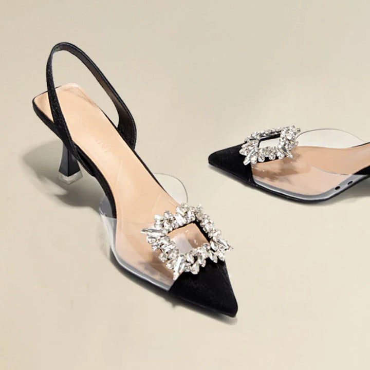 ROCHELLE™ – Tacchi a Punta Elegante e Brillante