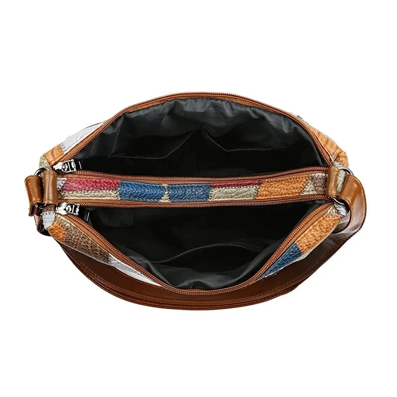 ROSELINE™ – Borsa in Pelle Vintage Chic