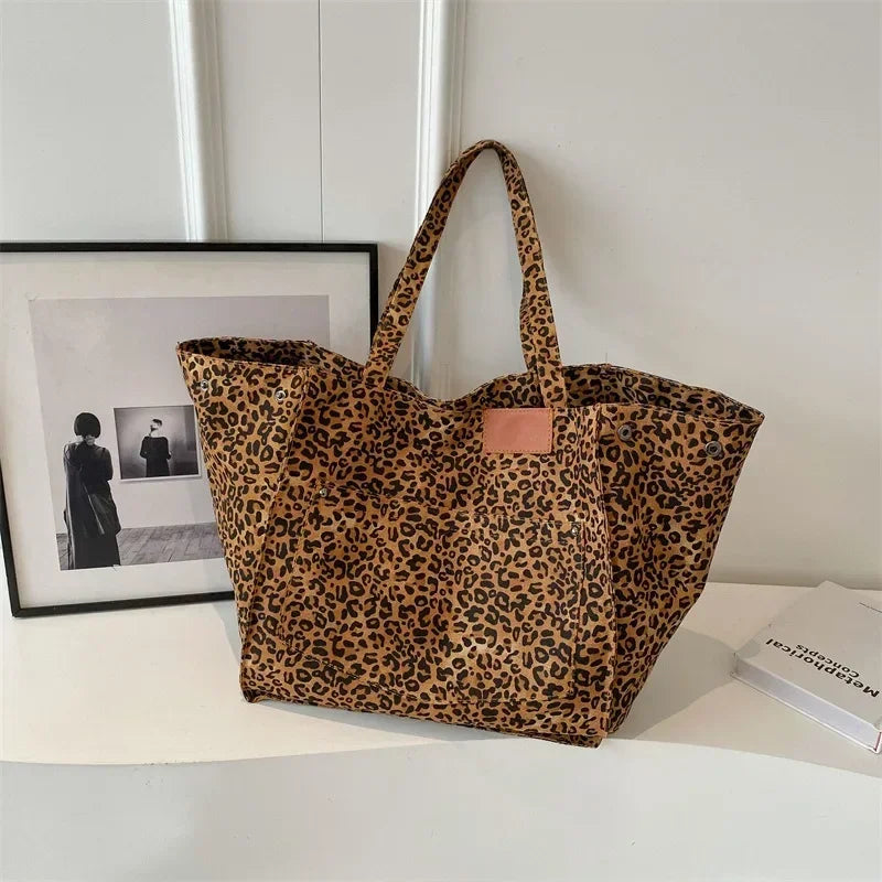 ODILE™– Borsa a Spalla Leopardo Chic Senza Sforzo