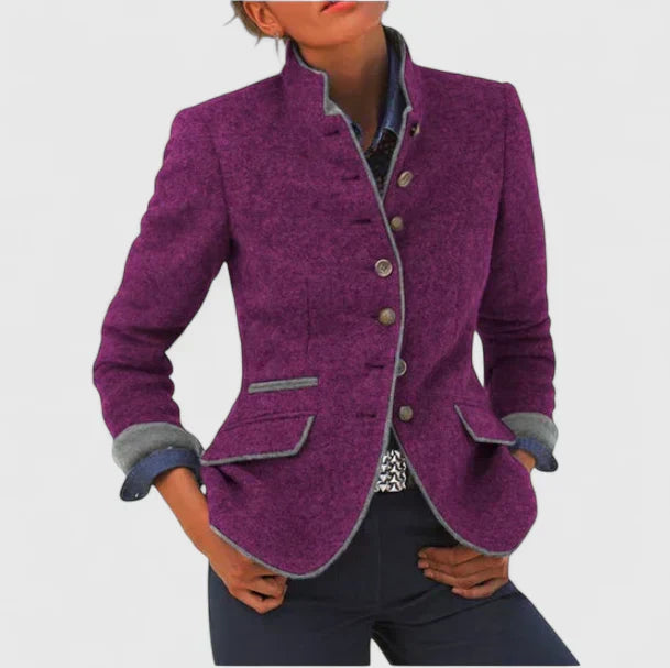 Vivienne – Blazer Classico in Mistura di Lana da Donna Edizione Limitata