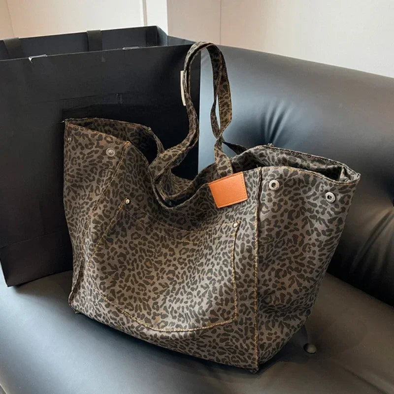 ODILE™– Borsa a Spalla Leopardo Chic Senza Sforzo