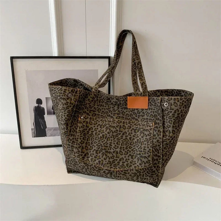 ODILE™– Borsa a Spalla Leopardo Chic Senza Sforzo