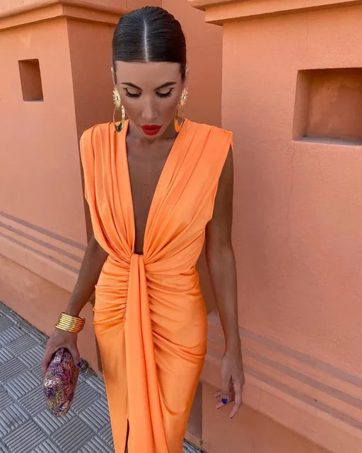 Lily | Abito Elegante Plissettato