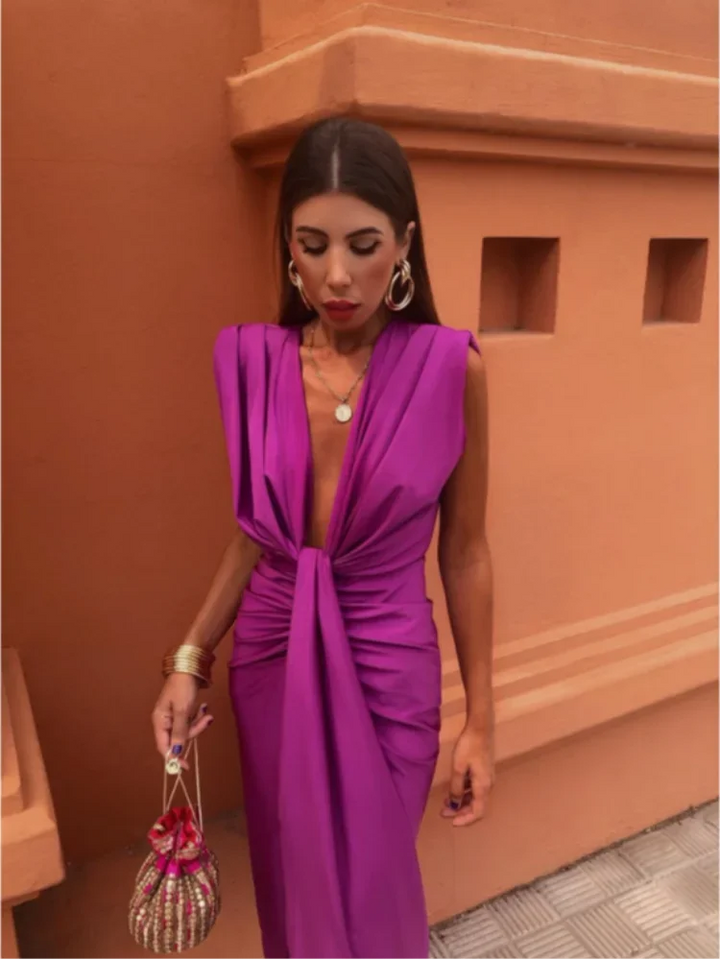 Lily | Abito Elegante Plissettato