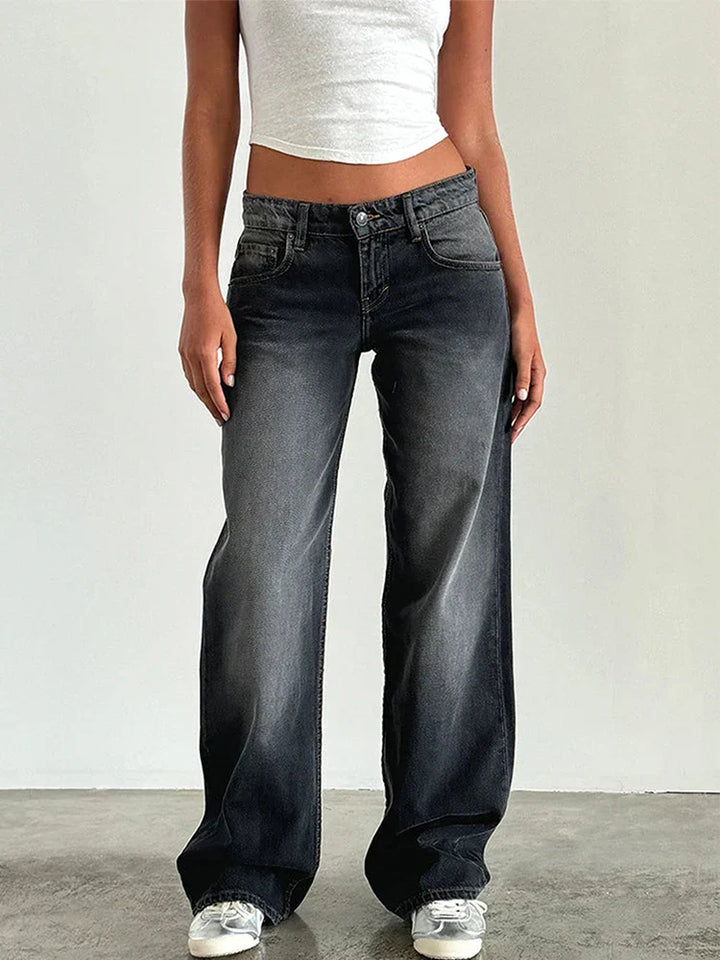 SYLVAINE™ – Jeans Baggy Casual Vintage