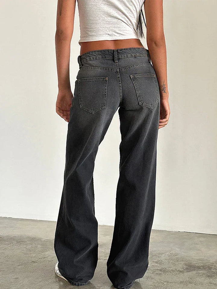 SYLVAINE™ – Jeans Baggy Casual Vintage