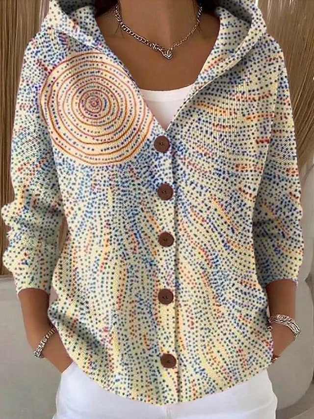 Cassidy | Cardigan Lungo Artistico e Caldo