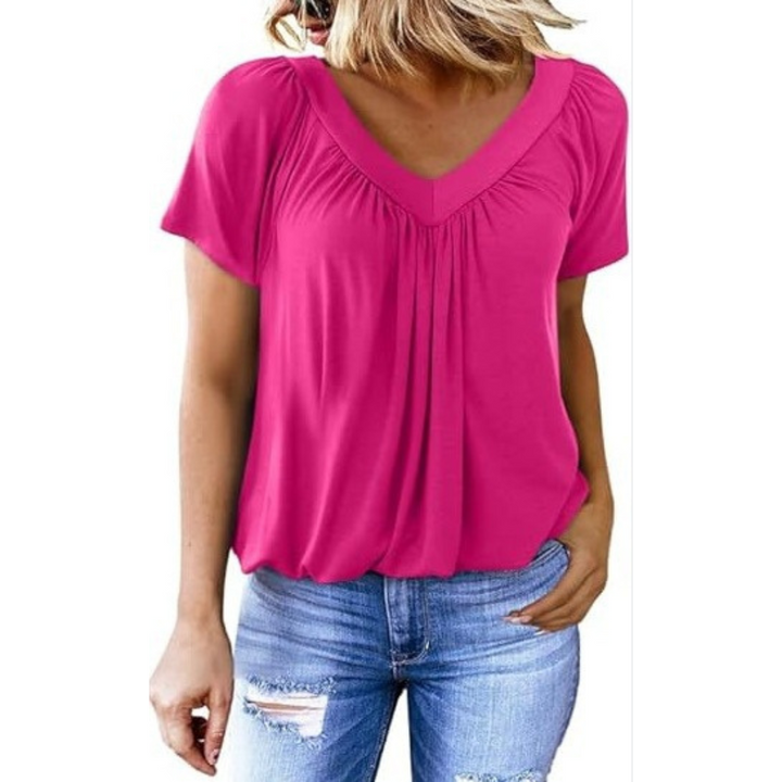 KATHLEEN™ - Top Casual con scollo a V