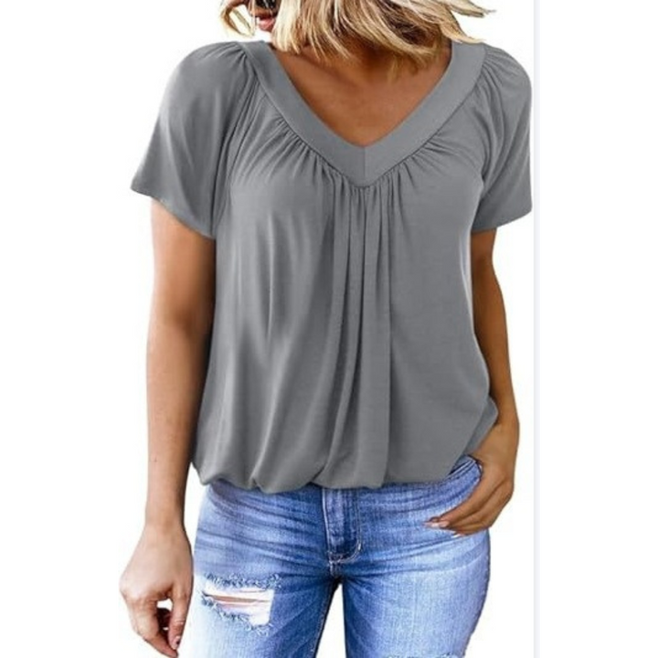 KATHLEEN™ - Top Casual con scollo a V