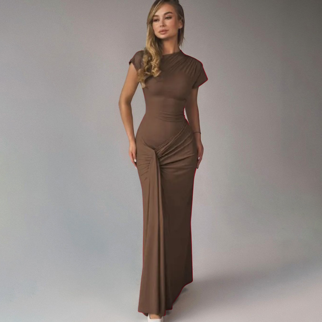 LOLA™ - Abito Formale Bodycon Elegante con Drappeggio