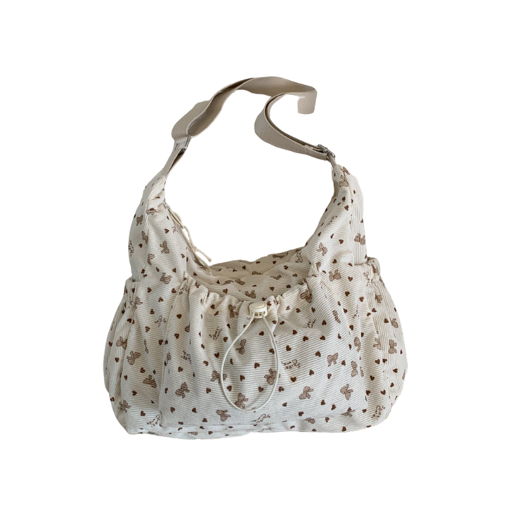 HARLOW™ – Borsa Hobo Cloud con Coulisse a Quadri