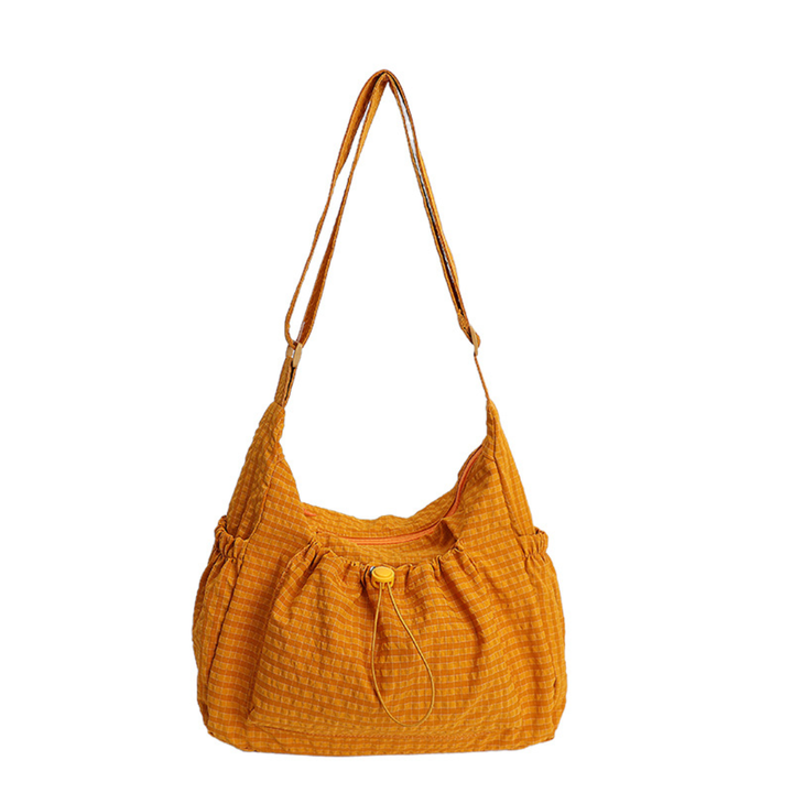 HARLOW™ – Borsa Hobo Cloud con Coulisse a Quadri