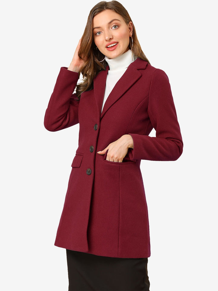 Marielle | Cappotto Classico in Lana con Collo
