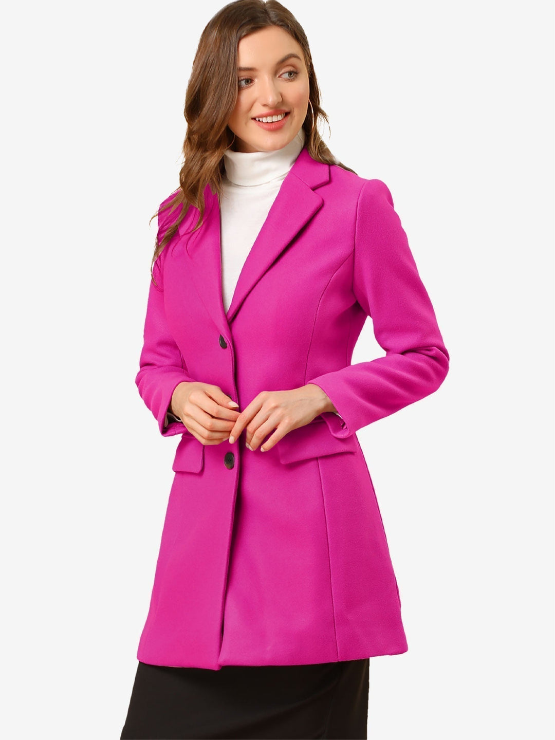 Marielle | Cappotto Classico in Lana con Collo