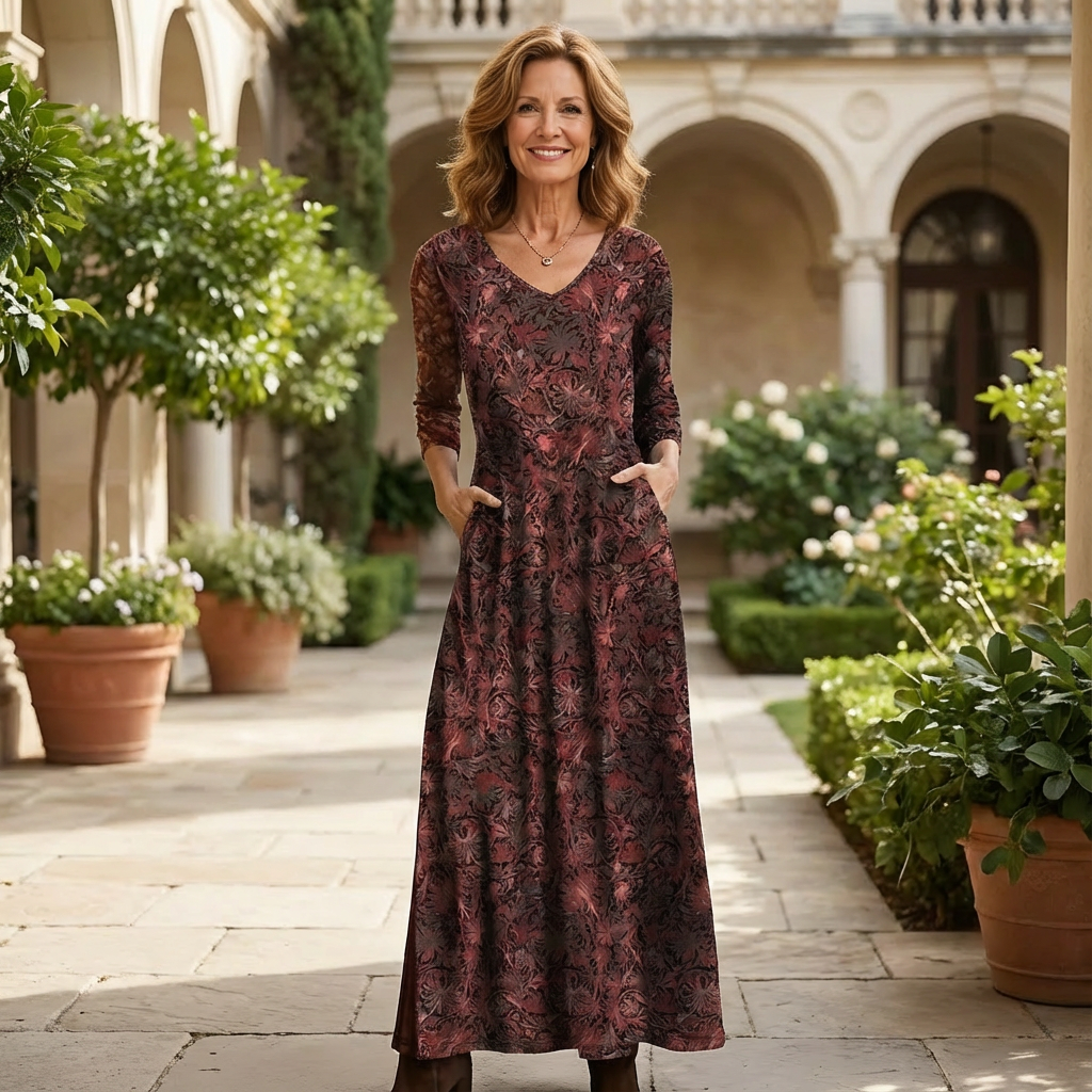 KENDAL | ABITO MAXI FLOREALE