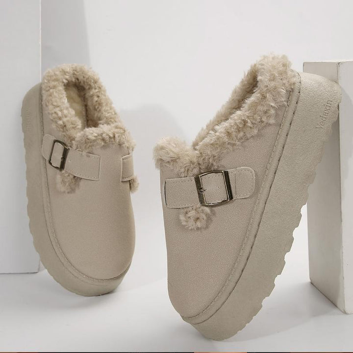 ELLA™ - Pantofole Stivaletti in Suede per Donna con Fibbia