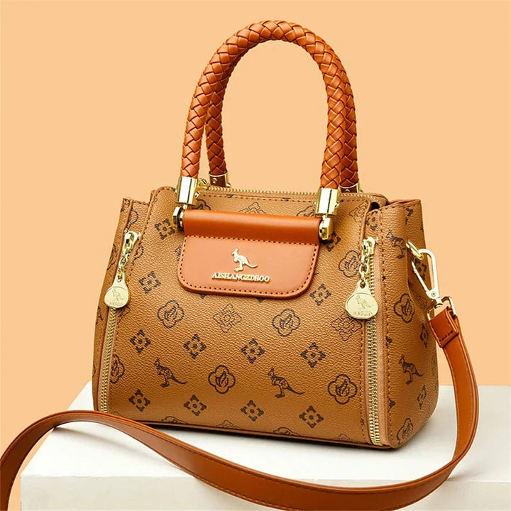 Adriana | Borsa Luxury in Ecopelle con Manico Intrecciato