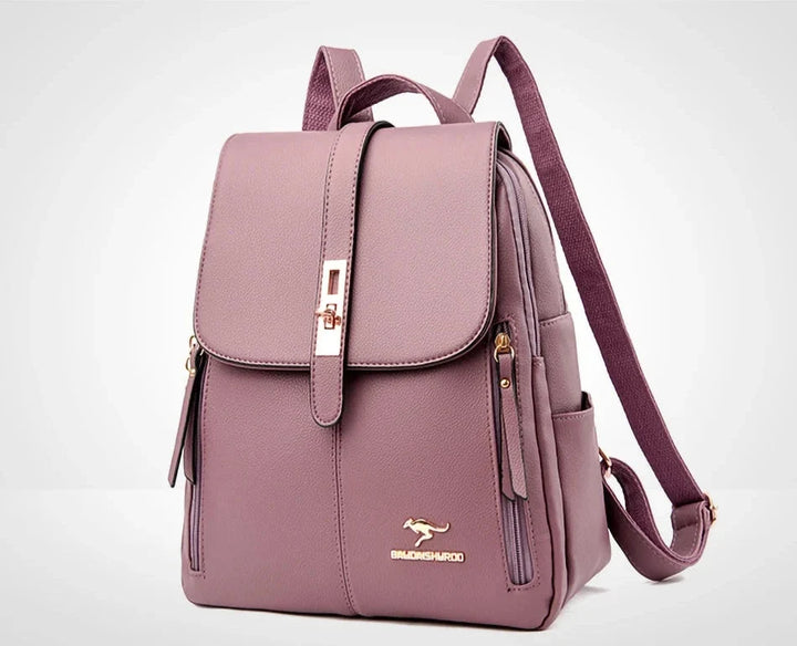 Aurora | Zaino in Ecopelle con Chiusura Elegante