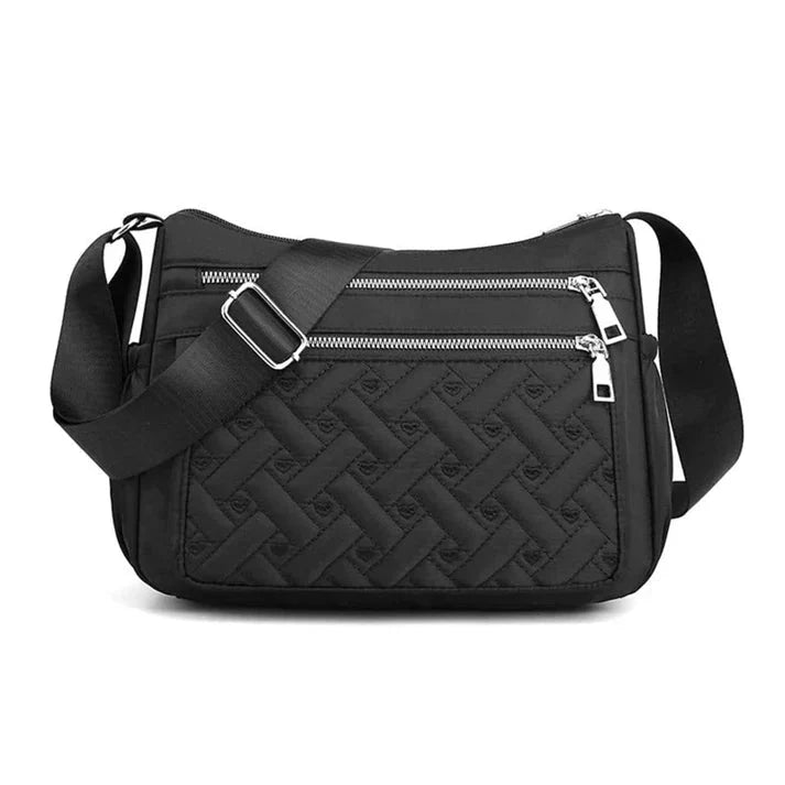 Nadia | Borsa Messenger in Nylon con Multi-Scomparti