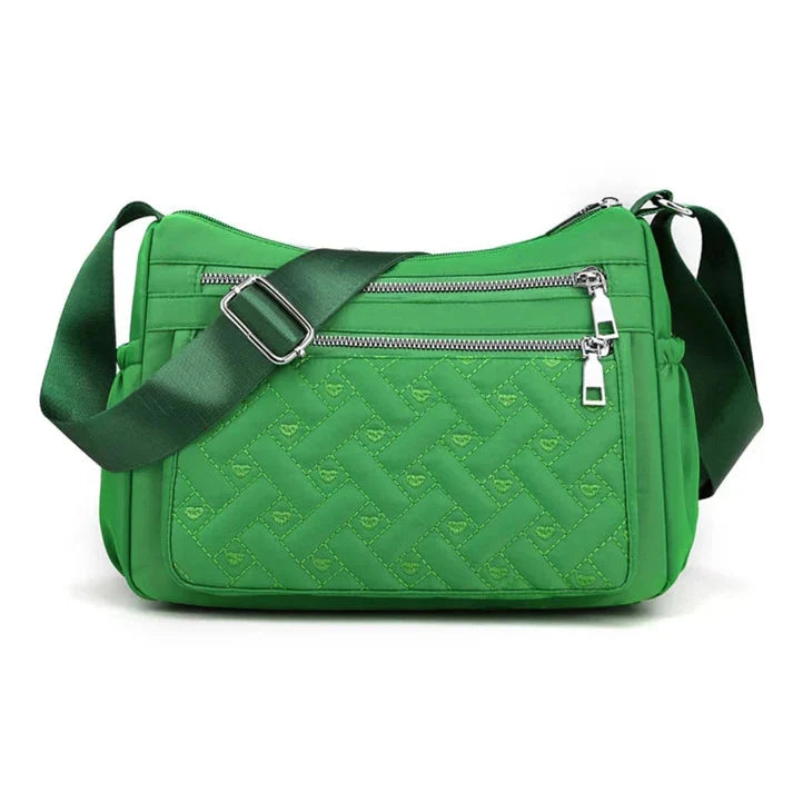 Nadia | Borsa Messenger in Nylon con Multi-Scomparti
