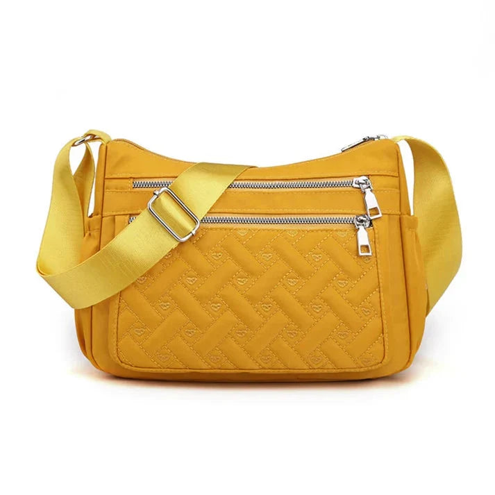 Nadia | Borsa Messenger in Nylon con Multi-Scomparti