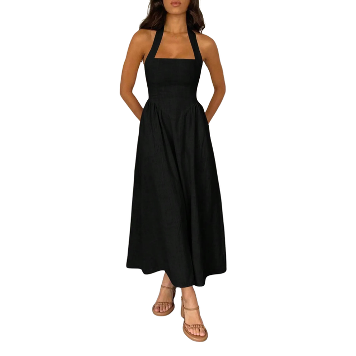 KATE™ – Abito Elegante Senza Maniche a Vita Alta