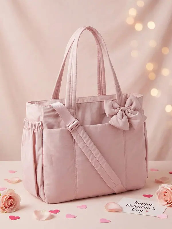 VEJA™ - Borsa a Spalla Puffer Isolata per Donne con Porta Laptop e Porta Tazza
